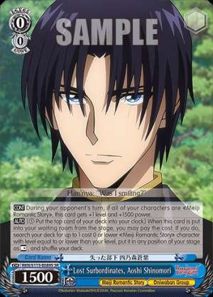 Lost Surbordinates, Aoshi Shinomori