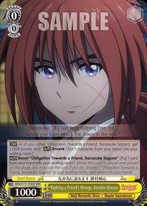 Righting a Friend's Wrongs, Kenshin Himura