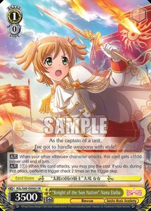 "Knight of the Sun Nation" Nana Daiba