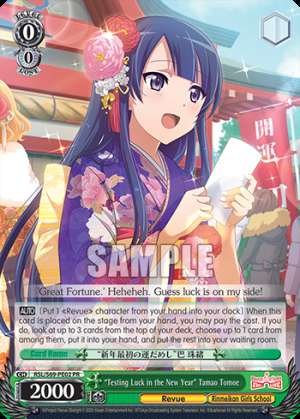 "Testing Luck in the New Year" Tamao Tomoe