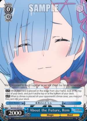About the Future, Rem