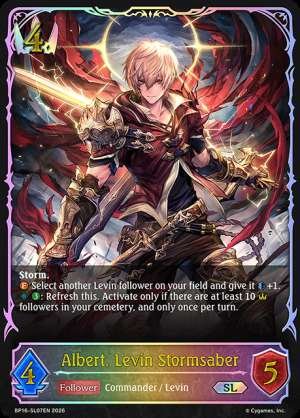 Albert, Levin Stormsaber