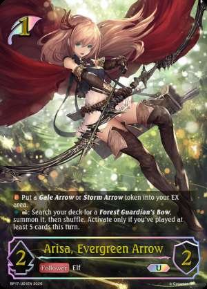 Arisa, Evergreen Arrow