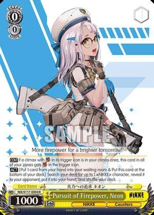 Pursuit of Firepower, Neon