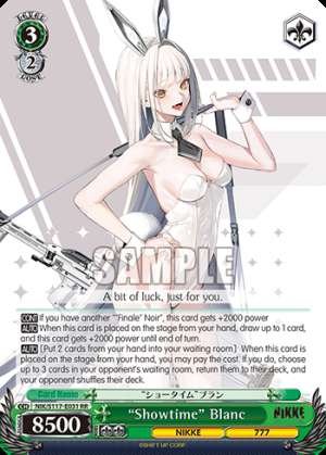 “Showtime” Blanc