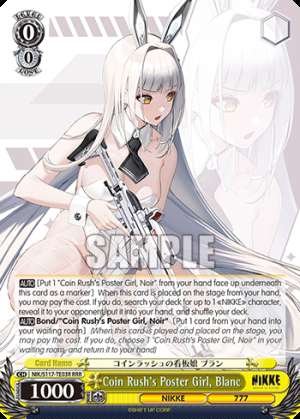 Coin Rush's Poster Girl, Blanc