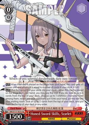 Honed Sword Skills, Scarlet