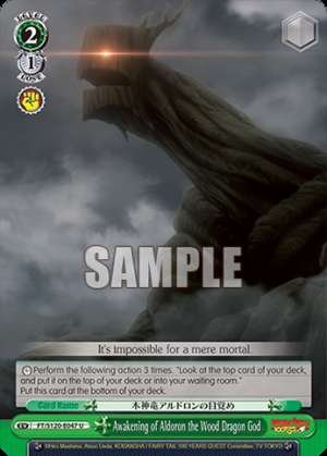 Awakening of Aldoron the Wood Dragon God