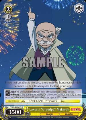 Laxus's "Grandpa" Makarov