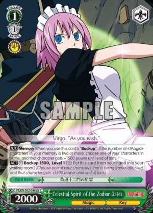 Celestial Spirit of the Zodiac Gates