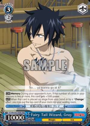 Fairy Tail Wizard, Gray