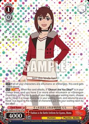 Fashion is the Battle Uniform for Gyarus, Momo