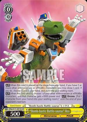 “Bomb-bastic Battle-saurus” Rex
