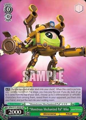 “Monstrous Mechanized Pal” Mike