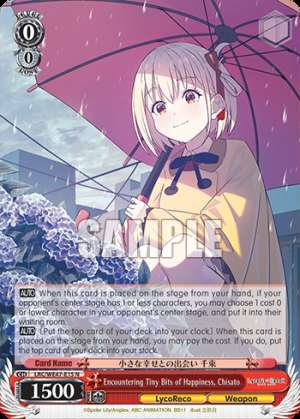 Encountering Tiny Bits of Happiness, Chisato