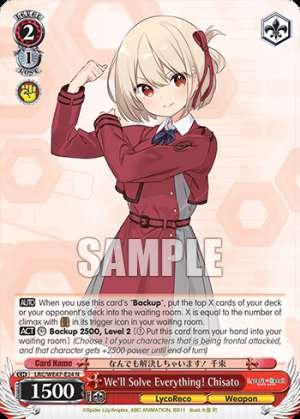 We'll Solve Everything! Chisato