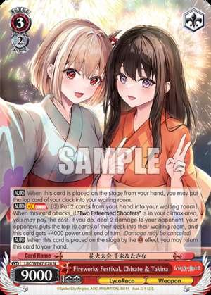 Fireworks Festival, Chisato & Takina