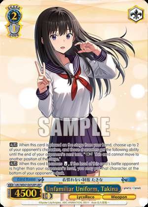 Unfamiliar Uniform, Takina
