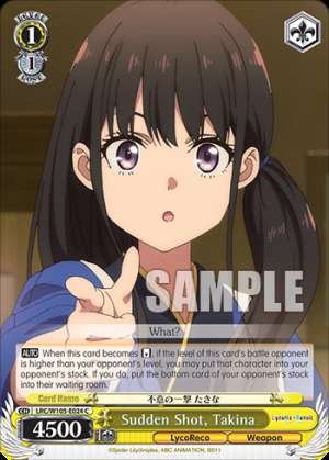 Sudden Shot, Takina