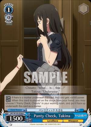Panty Check, Takina