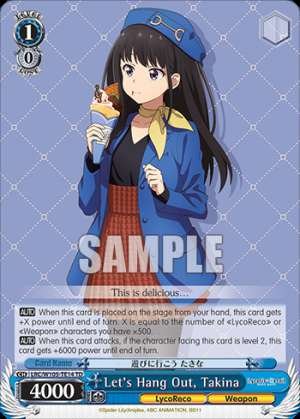 Let's Hang Out, Takina