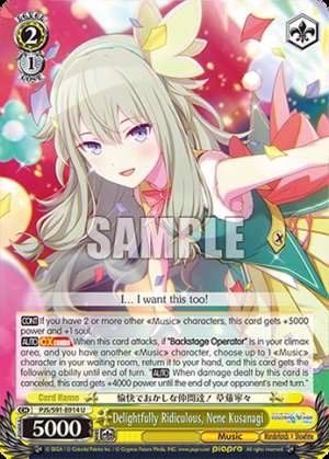 Delightfully Ridiculous, Nene Kusanagi