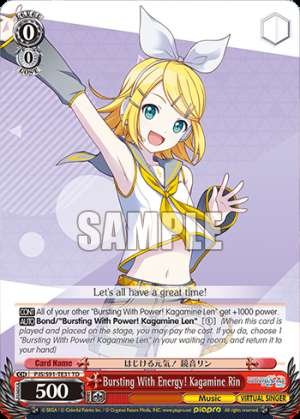Bursting With Energy! Kagamine Rin