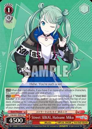 Street SEKAI, Hatsune Miku