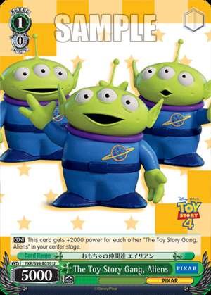 The Toy Story Gang, Aliens