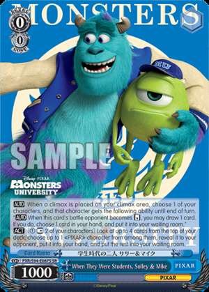 When They Were Students, Sulley & Mike