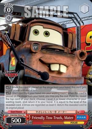 Friendly Tow Truck, Mater
