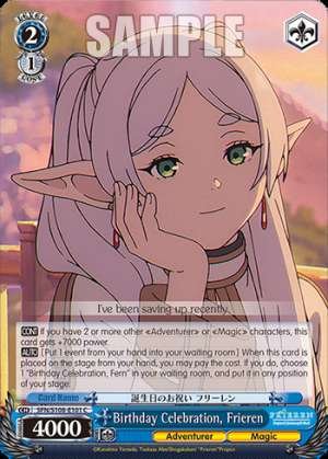 Birthday Celebration, Frieren