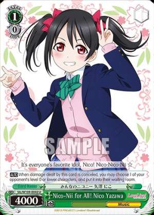 Nico-Nii for All! Nico Yazawa
