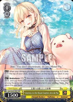 Journey to the Royal Capital, Jess & Pig