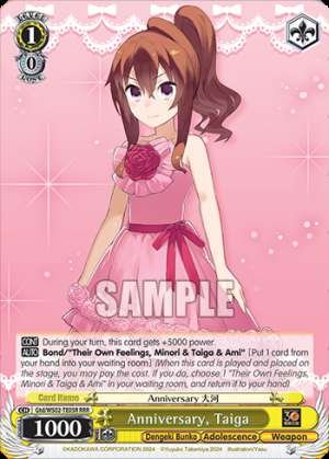 Anniversary, Taiga
