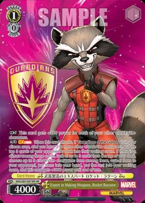 Expert in Making Weapons, Rocket Raccoon