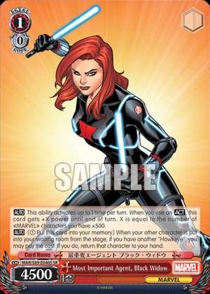 Most Important Agent, Black Widow