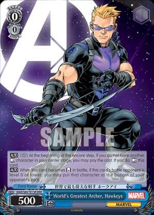 World's Greatest Archer, Hawkeye