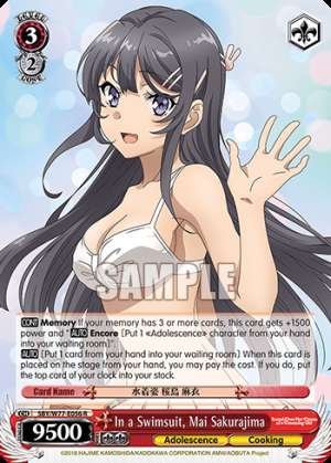 In a Swimsuit, Mai Sakurajima