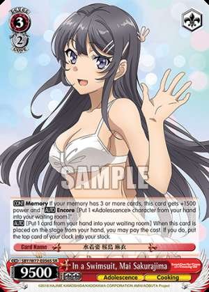 In a Swimsuit, Mai Sakurajima