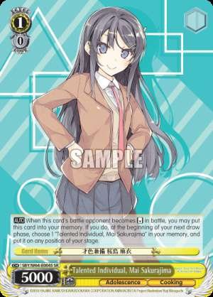 Talented Individual, Mai Sakurajima