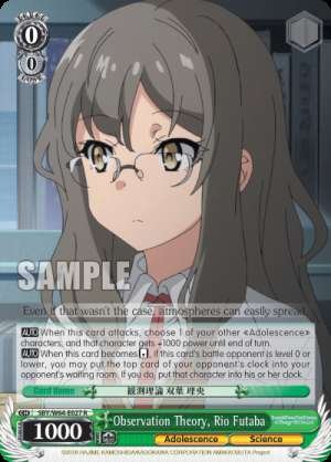 Observation Theory, Rio Futaba