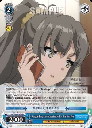 Responding Unenthusiastically, Rio Futaba