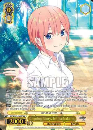 Ongoing Story, Ichika Nakano
