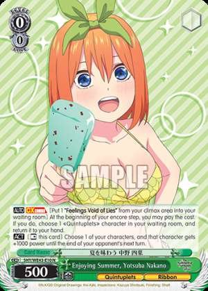 Enjoying Summer, Yotsuba Nakano