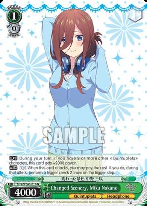 Changed Scenery, Miku Nakano