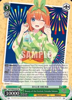 Beauty of the Festival, Yotsuba Nakano