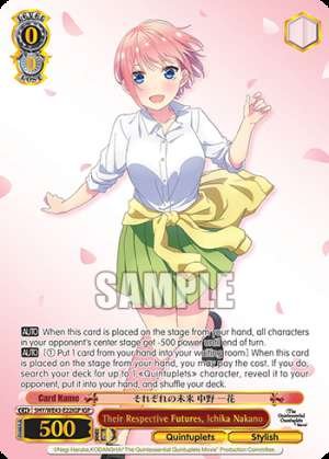 Their Respective Futures, Ichika Nakano