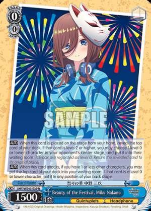 Beauty of the Festival, Miku Nakano