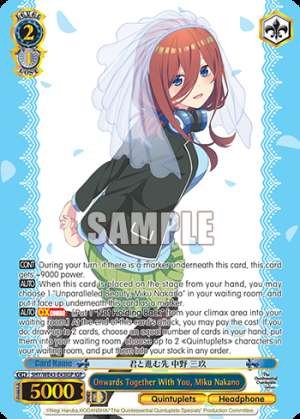 Onwards Together With You, Miku Nakano